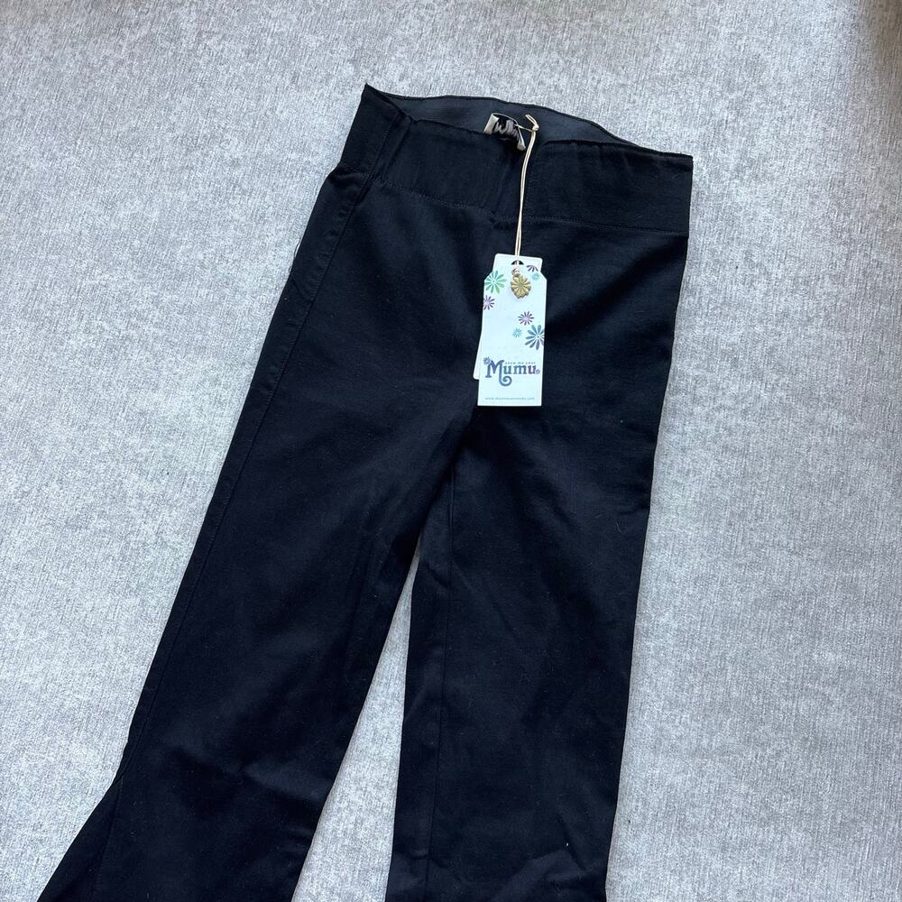 NWT Show Me Your Mumu Black Kick Flare Jeans - Picture 4 of 5